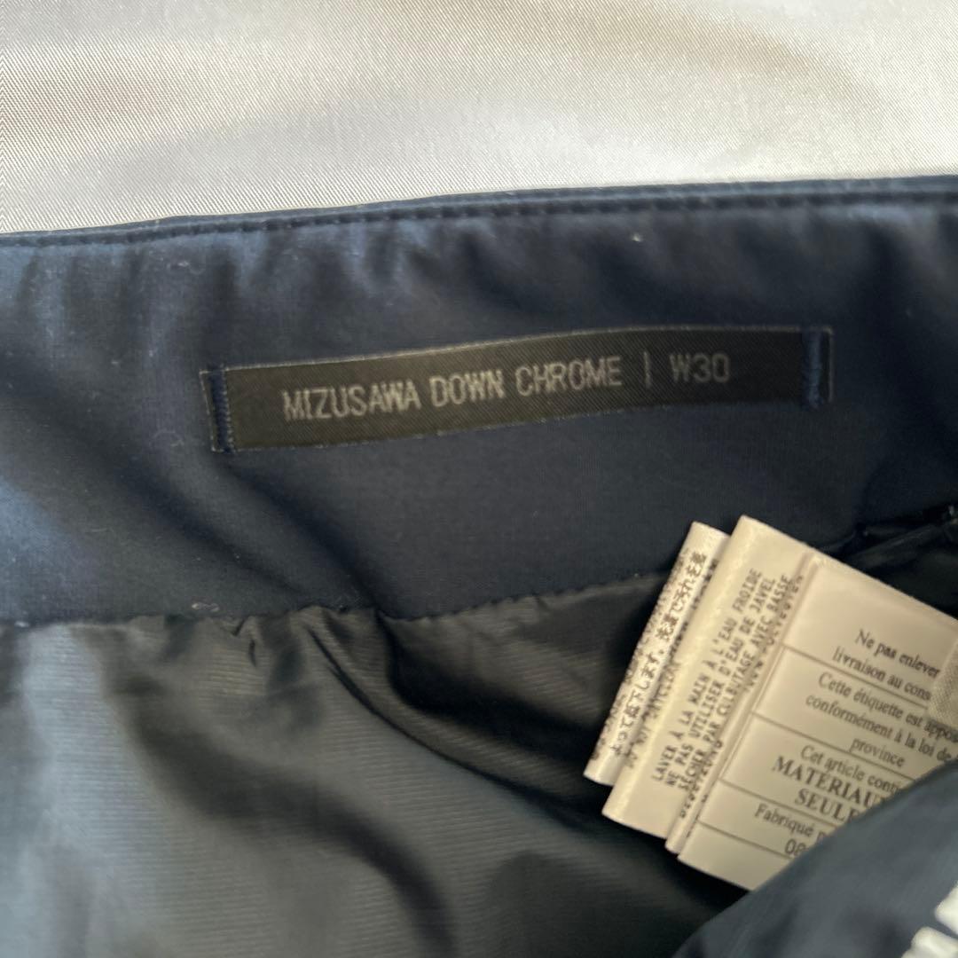 [ALLTERRAIN] 水沢ダウンパンツ [Chrome] navy 美品希少