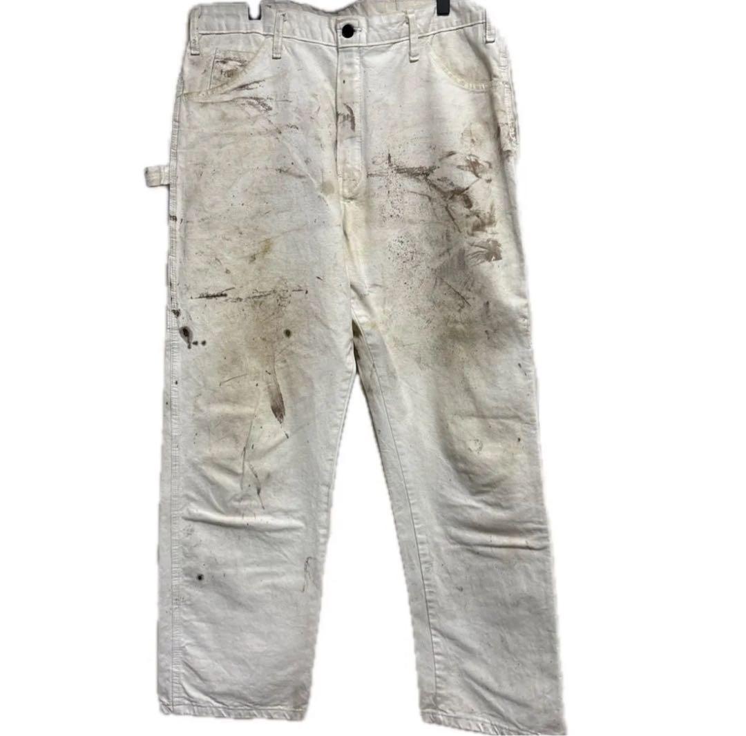Dickies ホワイト ペインターパンツ