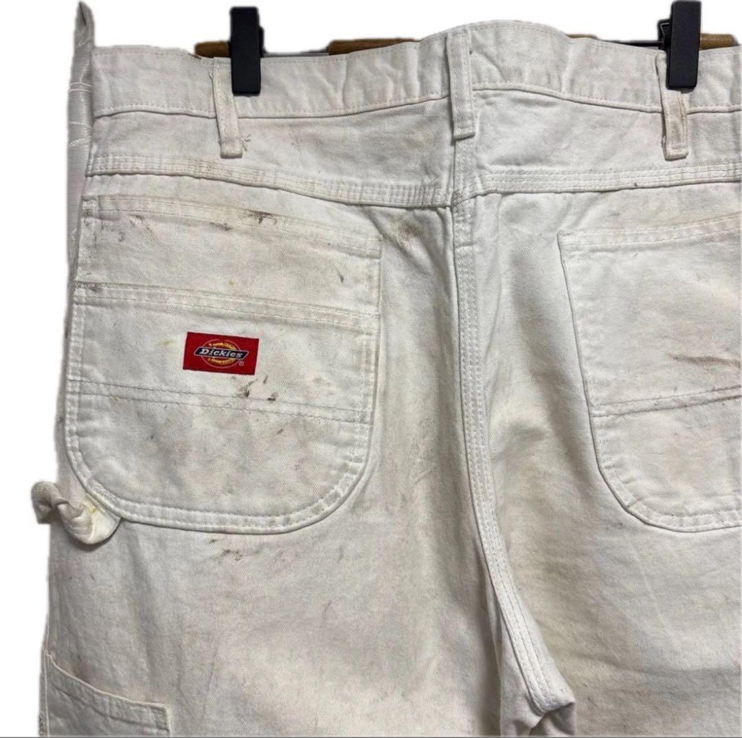 Dickies ホワイト ペインターパンツ