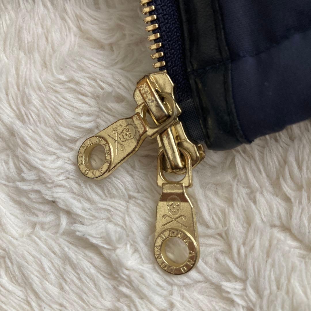 MARK&LONAマークアンドロナ　ダウンジャケット　ネイビー　S