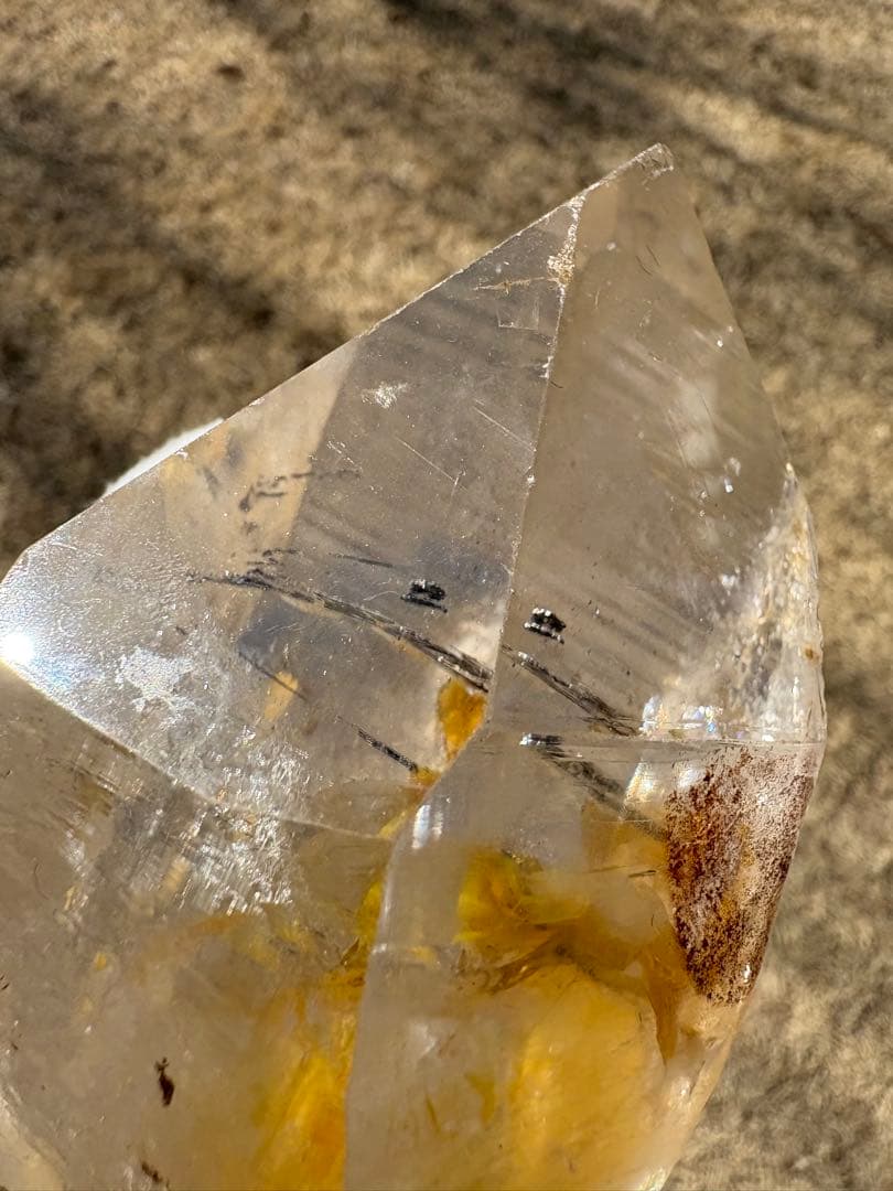 【匿名発送】マニカラン産リモナイトインクォーツ