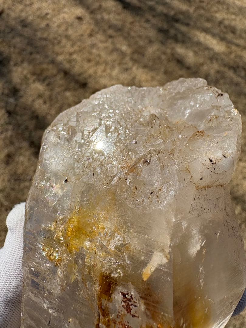 【匿名発送】マニカラン産リモナイトインクォーツ