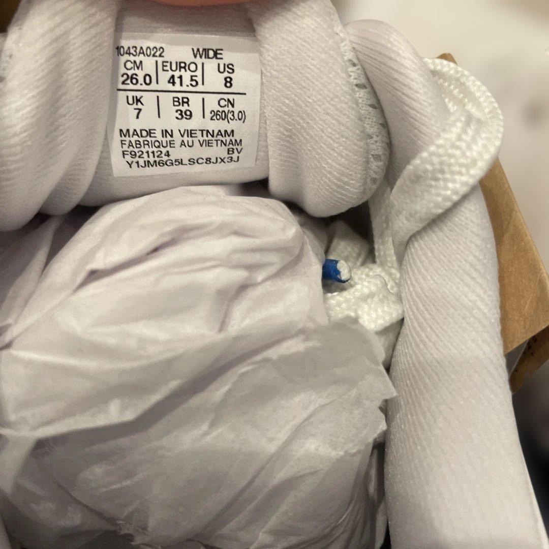 asics テニスシューズ ホワイト/ブルー　26cm #2088