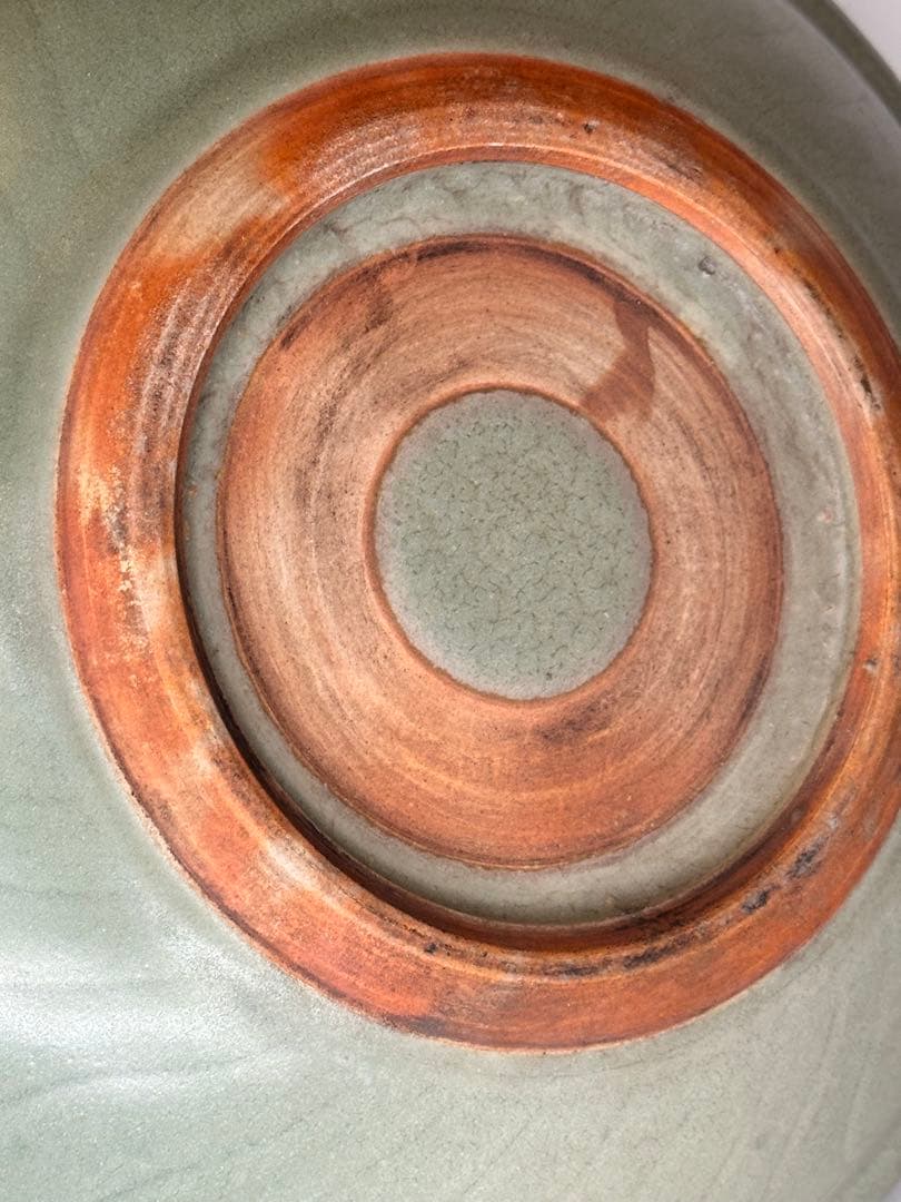 明代　龍泉窯　青磁盤