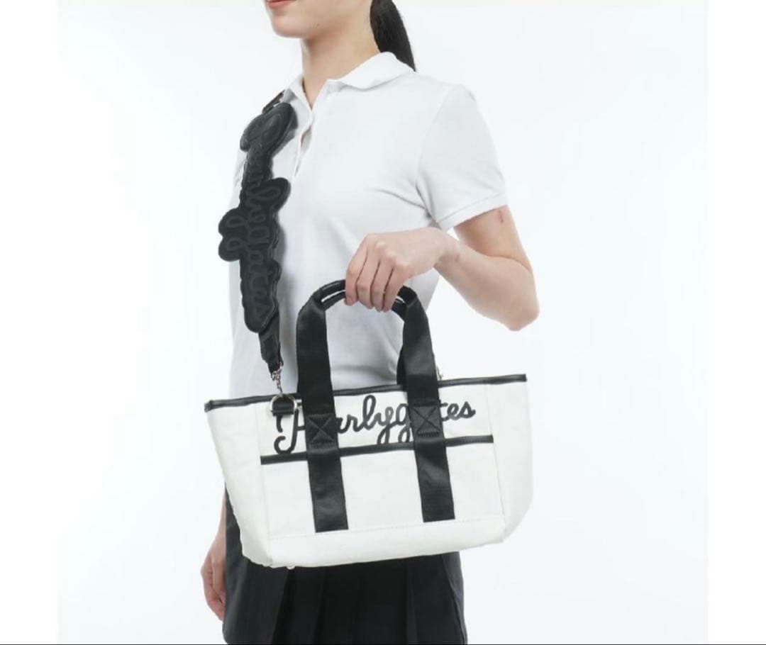 パーリーゲイツ☆新品タグ付☆ショルダートート　フリーレター カートバッグ