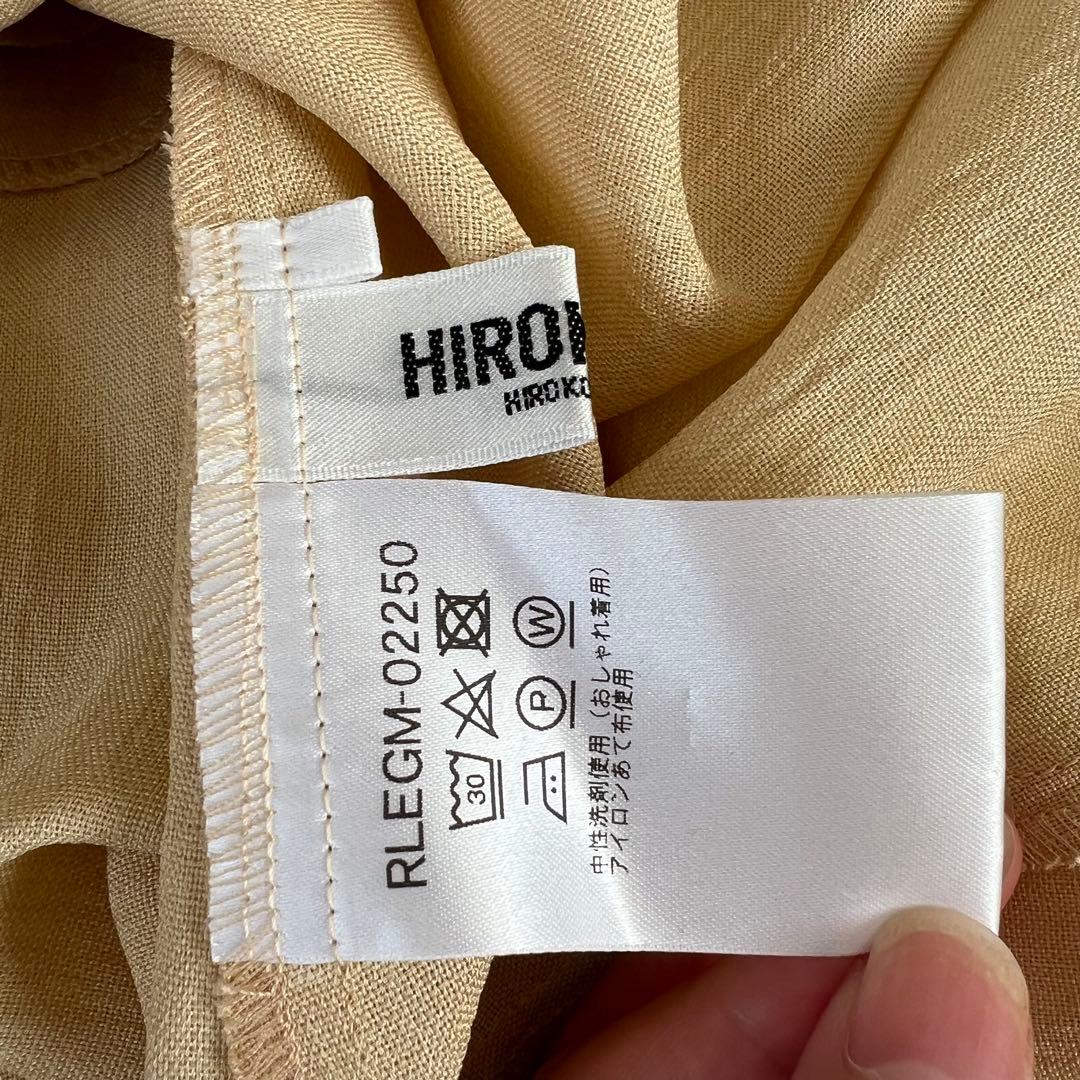 新品未使用品 ヒロコビス 定価27,500円 シャツワンピース 大きいサイズ