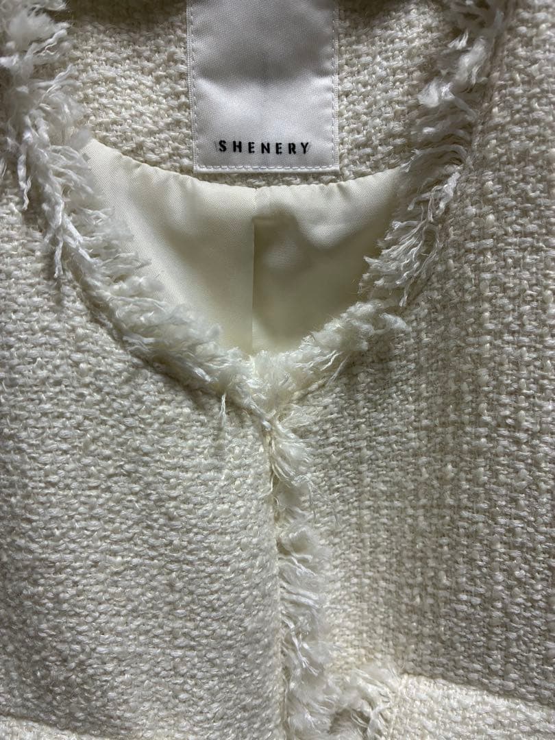 新品未使用　SHENERY シーナリー　ツイードジャケット