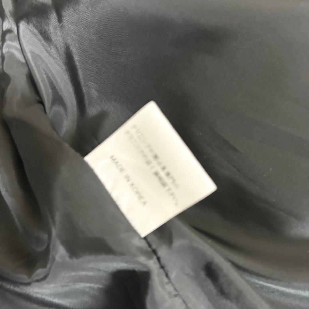 極美品　MET'Z ダブルライダースジャケット　カウレザー　牛革　黒　ブラック