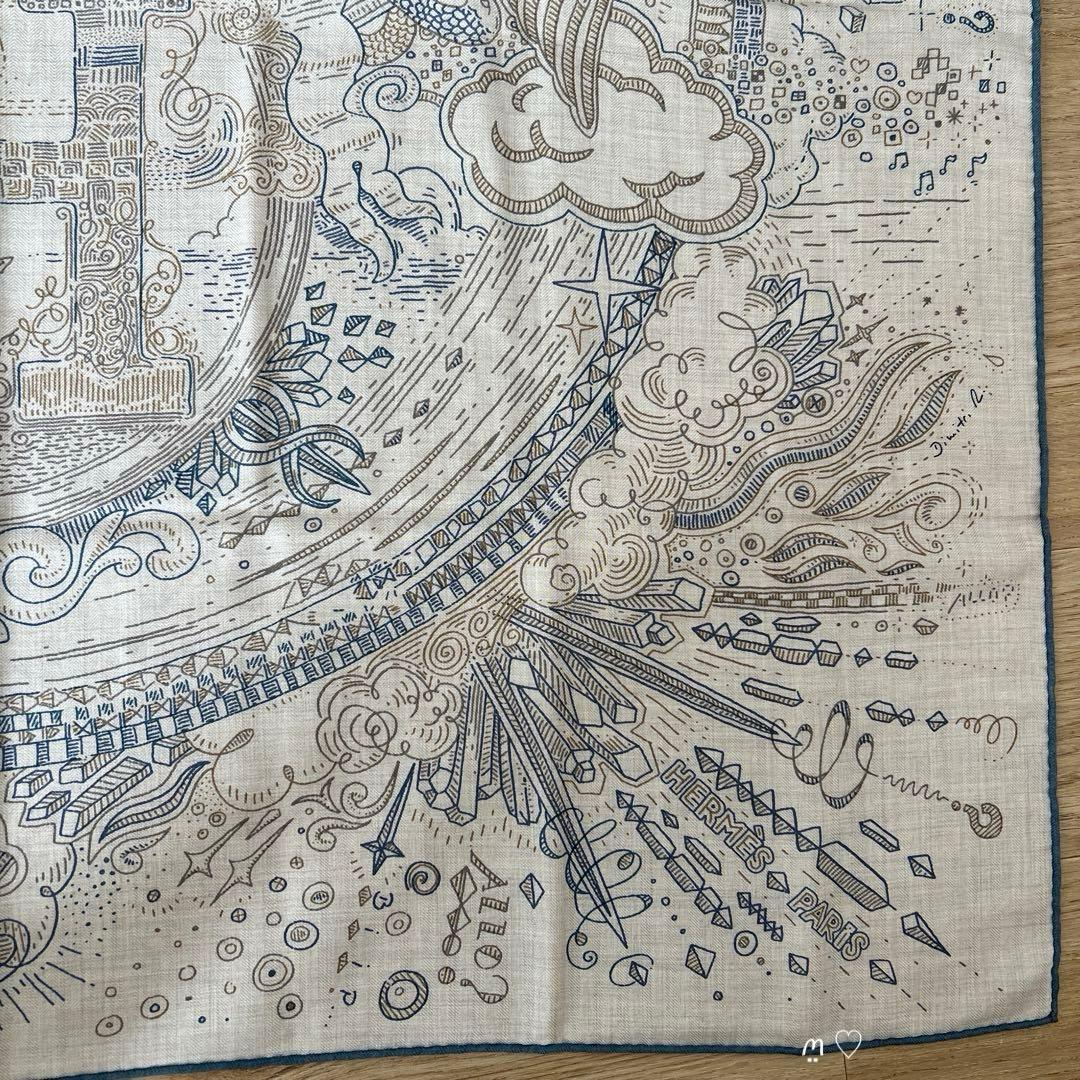 HERMESエルメス　カレH100　プリーズホールドザライン　カシシル　スカーフ