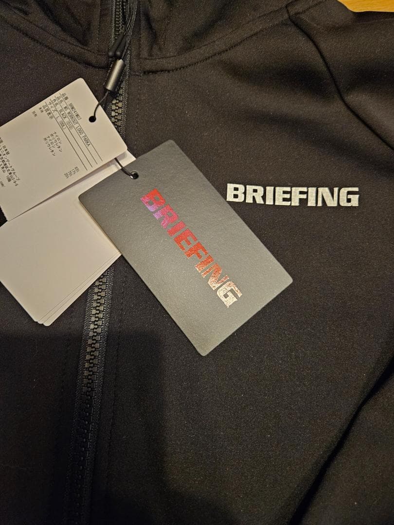 新品BRIEFING ブラック フード付L