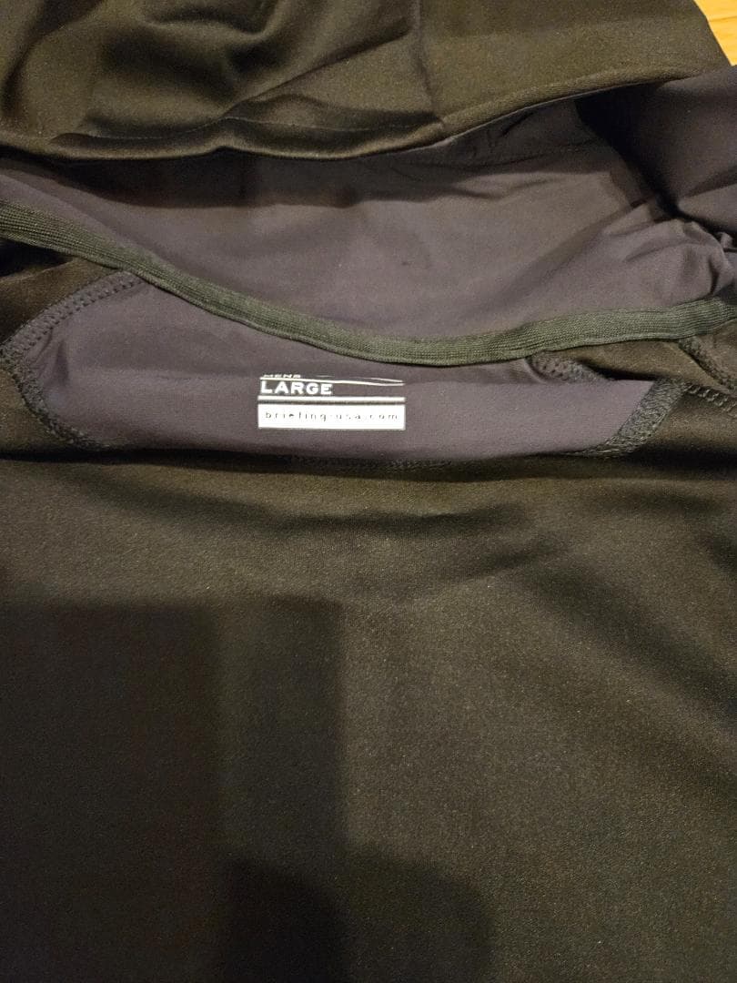 新品BRIEFING ブラック フード付L