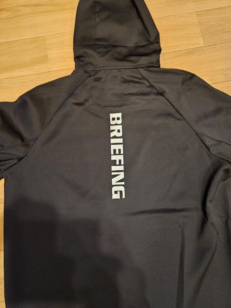 新品BRIEFING ブラック フード付L