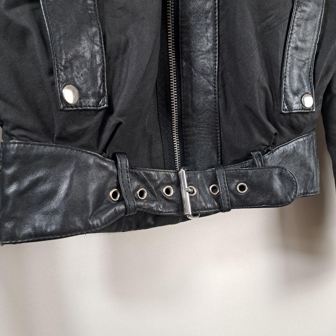 Hein Gericke ヴィンテージ レザーライダースジャケット 切替デザイン