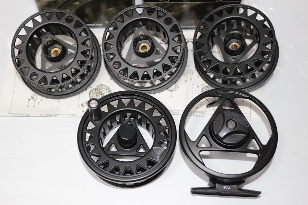 シエラ　Scierra　EDP 7/8　7～9番　替スプール3個　箱・分解図付き