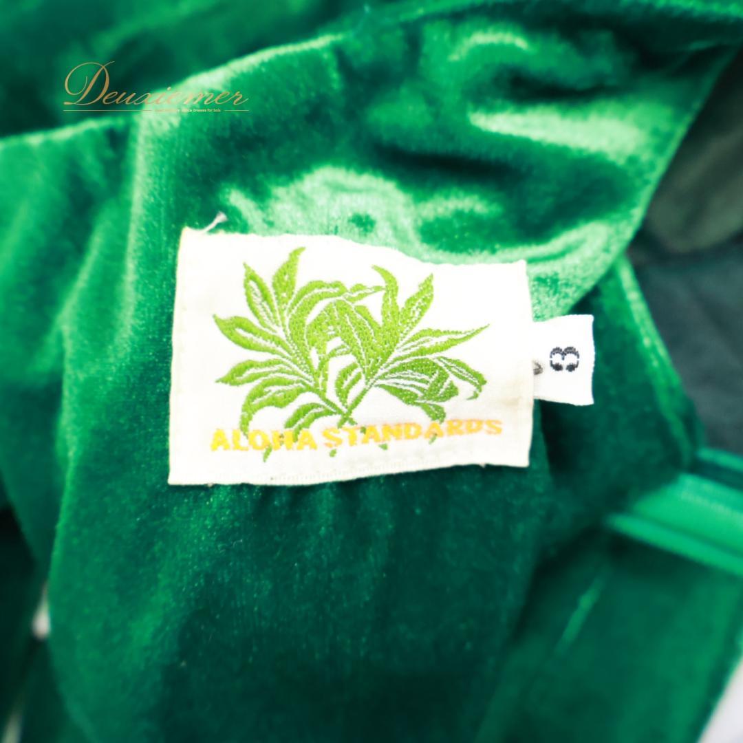 【フラダンス衣装】グリーン ALOHA STANDARDS ワンピース ドレス