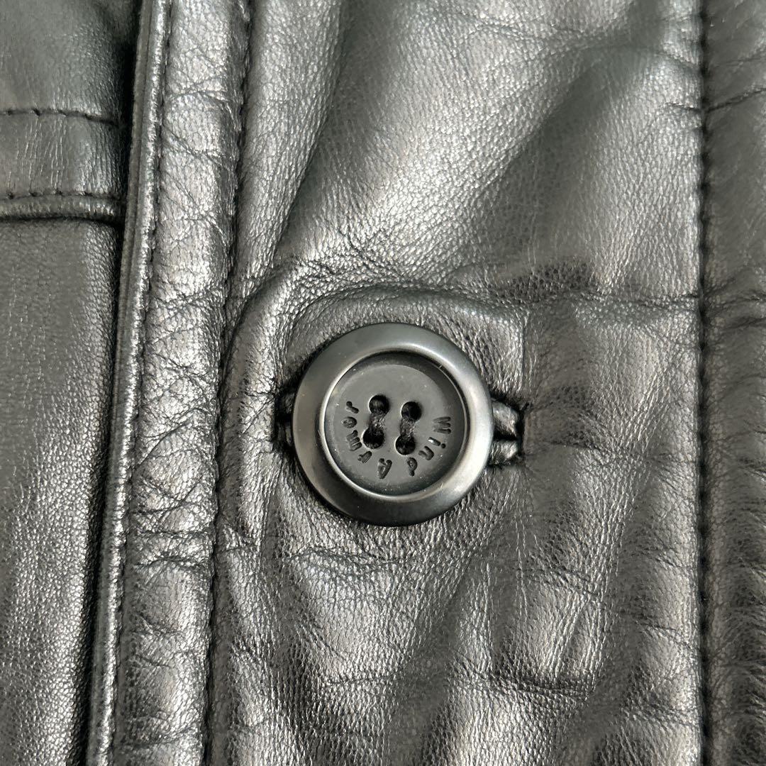 美品　WIND ARMOR 本革　レザージャケット　羊革　ブラック　Mサイズ