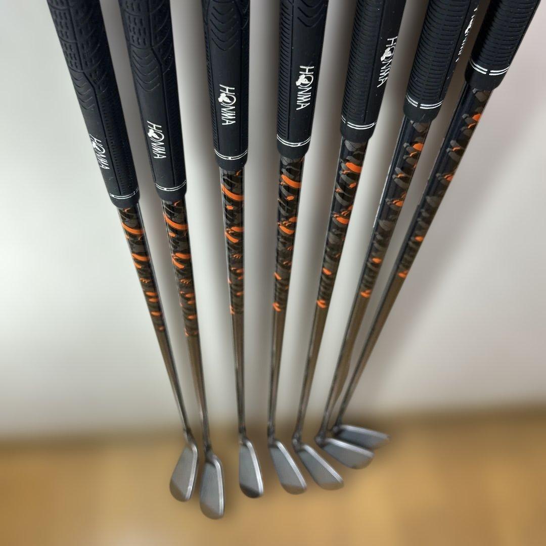 【レフティ】HOMA TW747 アイアンセット 7本 フレックスR #5~11