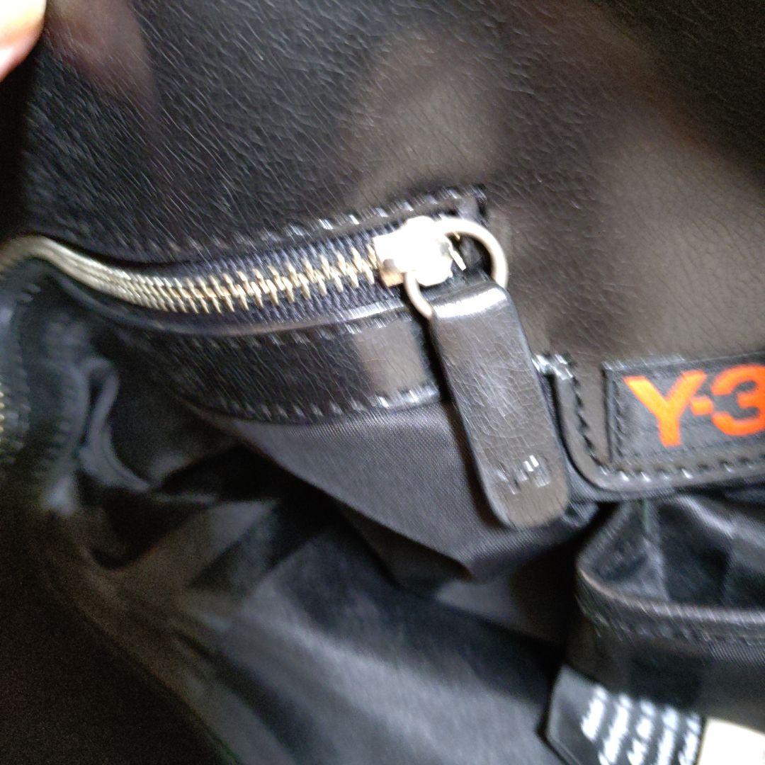 Y-3✕アディダス　トートバッグ バケツ型　黒 キャンバスレザー　ワイスリー