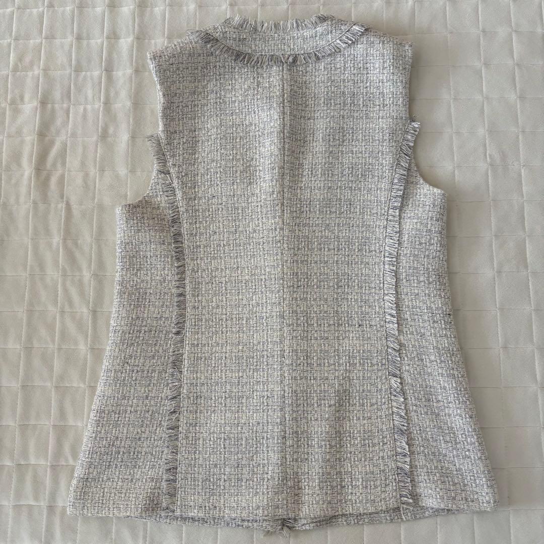 美品！Arpege story(アルページュストーリー)ツイードジレ