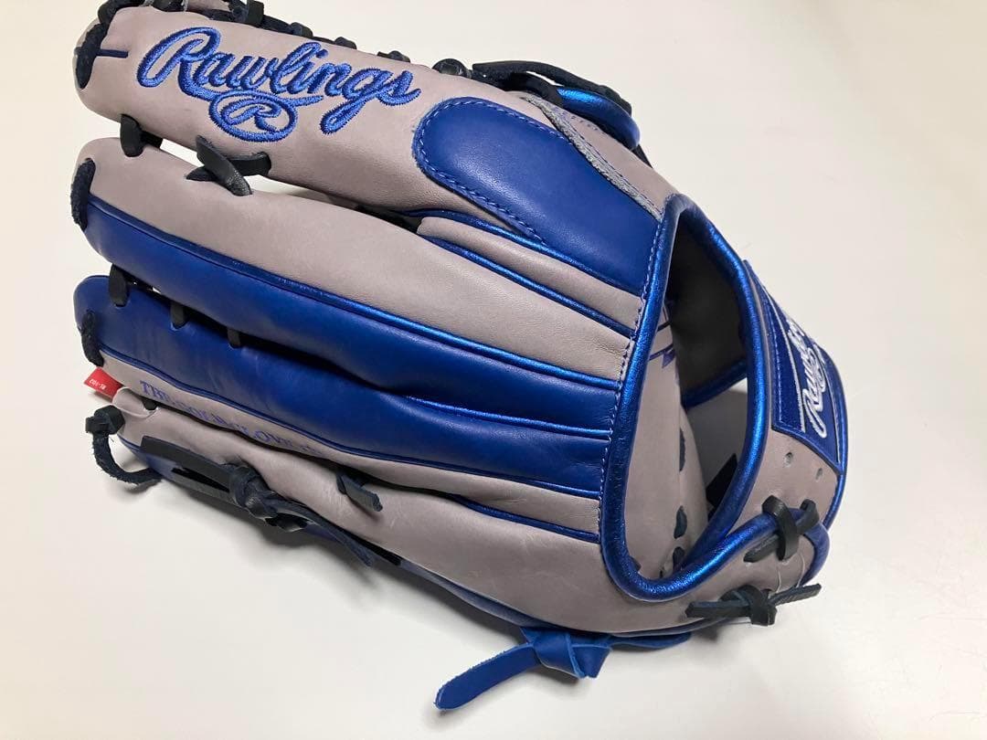 ローリングス 軟式用 グローブ　青　外野手用 HYPER
