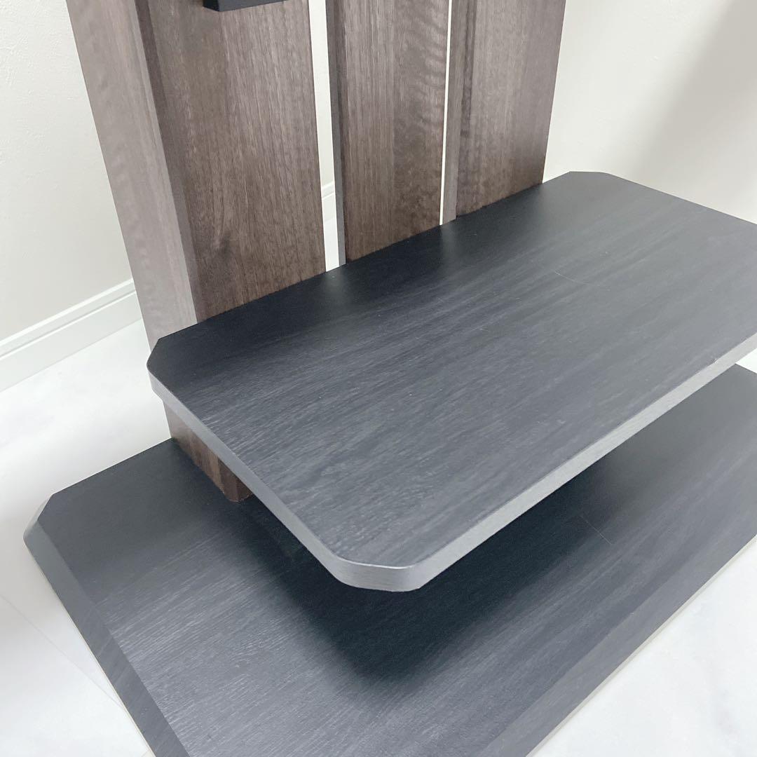 朝日木材加工 壁寄せテレビスタンド WS-C690-DB 美品