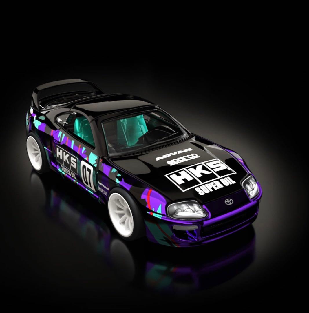 3*い様 ホットウィール RLC 1997 Toyota Supra HKS ス