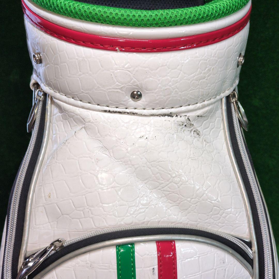 Kappa カッパ 9.5型 3点式 エナメル クロコダイル キャディバック