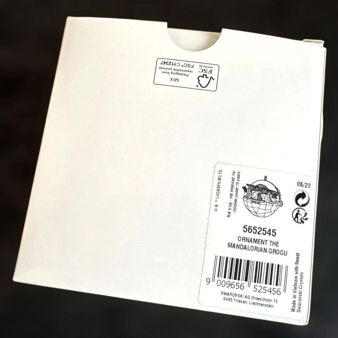 新品 スワロフスキー スターウォーズ マンダロリアン ベビーヨーダ ザチャイルド