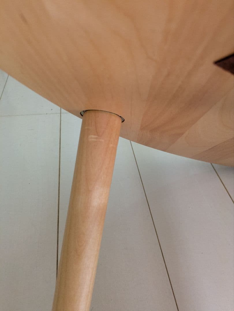 wtayer 高野木工 円形リビングテーブル 9バルーン伸張式 3枚