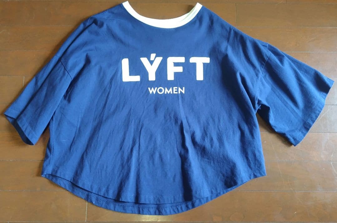 LYFT WOMEN S 2枚セット Tシャツ ネイビー、ホワイト レディース