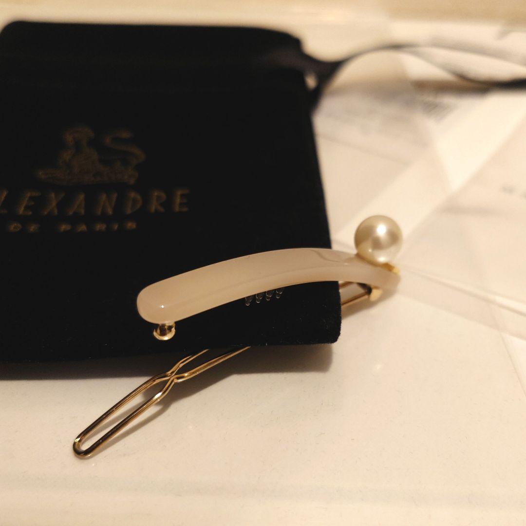 アレクサンドルドゥパリ　パール　ボールピン　マッキントッシュロンドン　ヘアピン