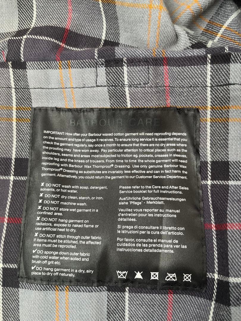 Barbour バブアー Bedale BLACK C36 / 91CM