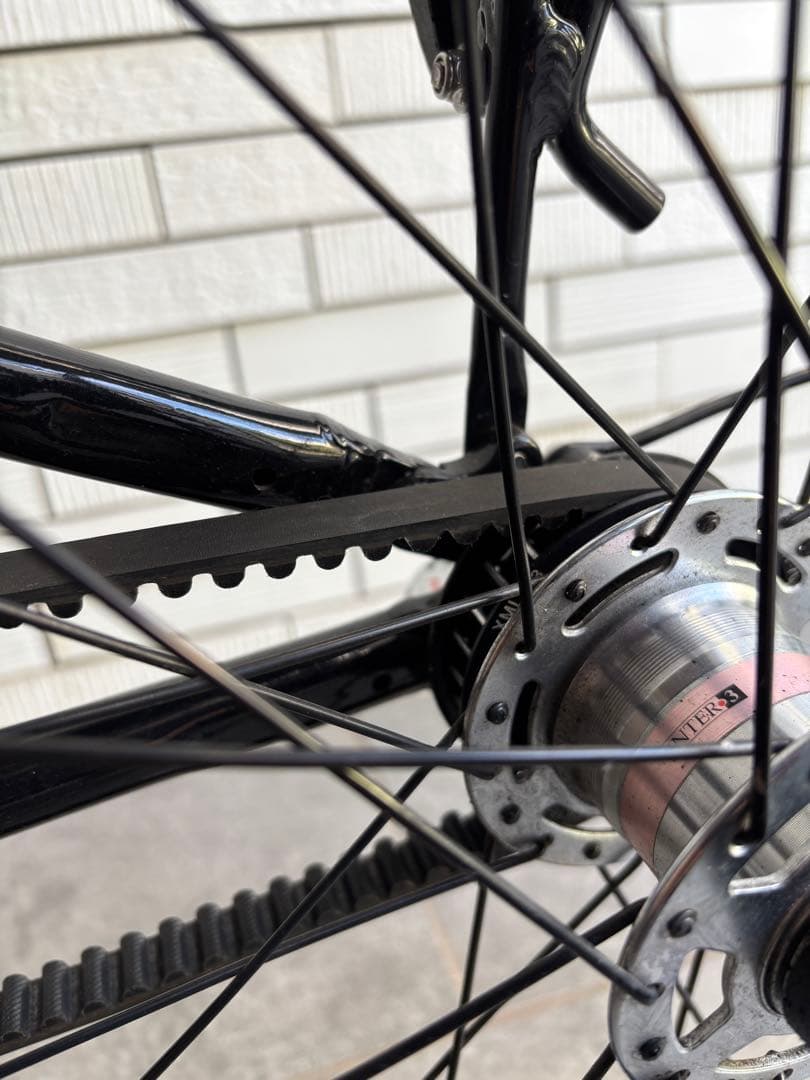 SHULZ Bubble 20 ブラック　ベルトドライブ　キッズ自転車 かご付