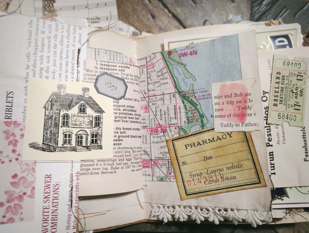 ジャンクジャーナル junkjournal 雑記帳 ❈ a