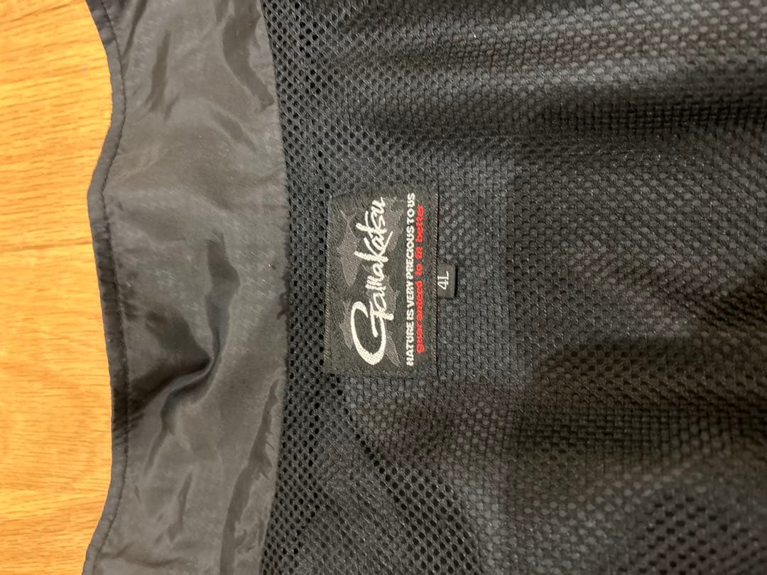 がまかつ GM-3574 ウィンドブレーカー 4Lブラック