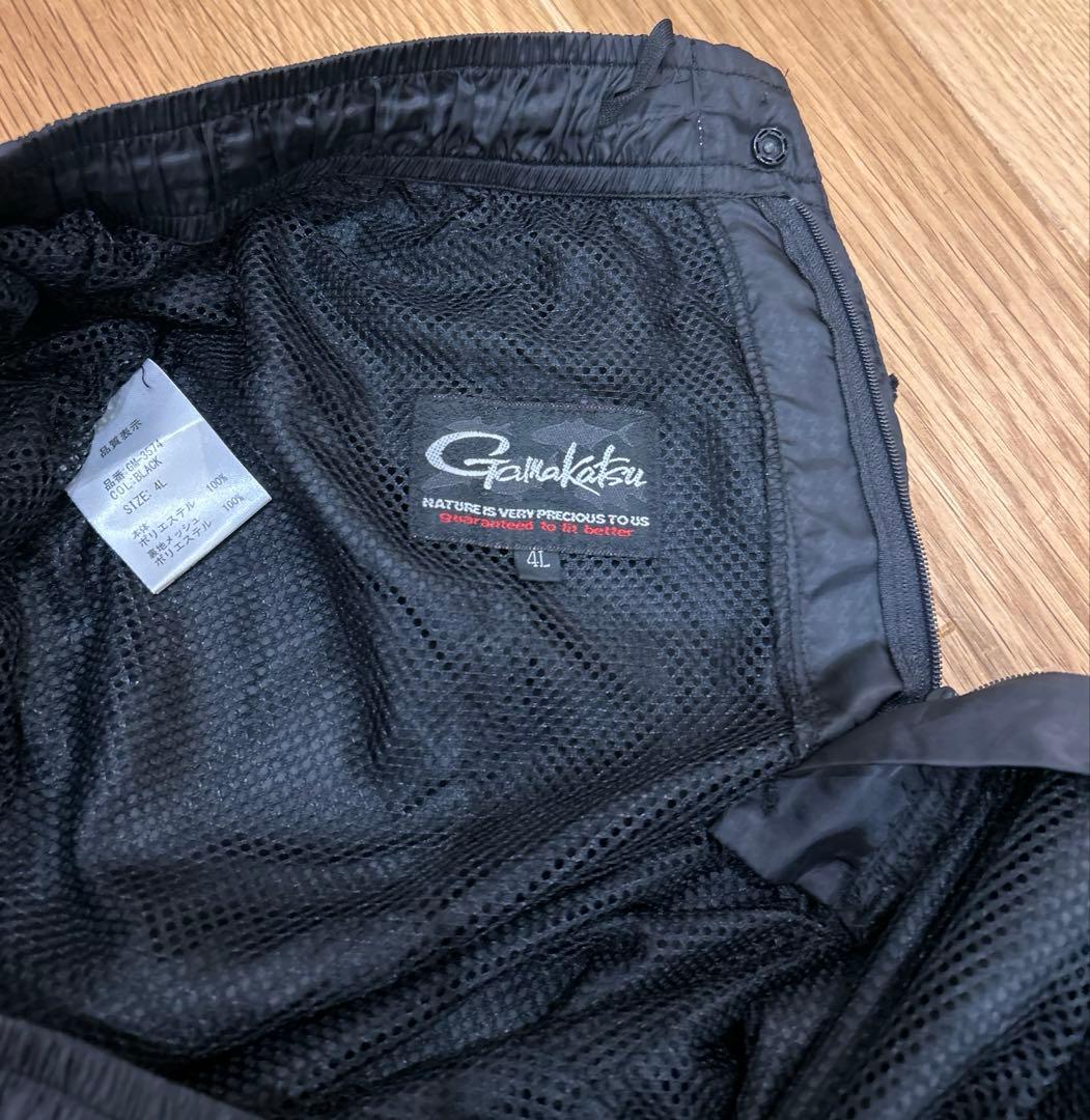 がまかつ GM-3574 ウィンドブレーカー 4Lブラック