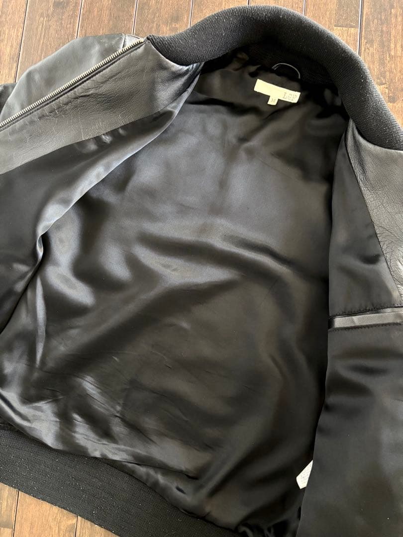 LGF/00s A-2 シープレザー フライトジャケット 本革 ブラック M