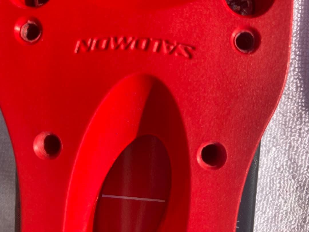 ショート(ファン)スキー　スノーボードブーツ用SALOMON×SALOMON 赤