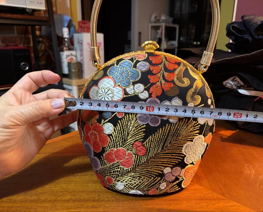 ともみ　逸品！高級西陣織　　和装バッグ