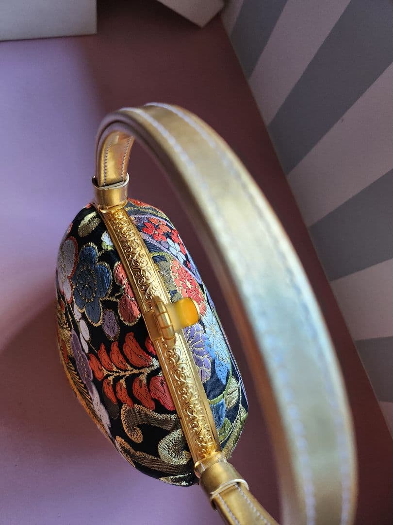 ともみ　逸品！高級西陣織　　和装バッグ