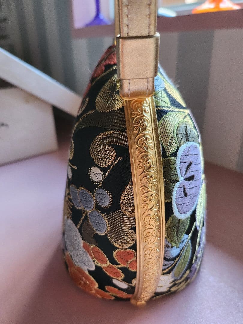 ともみ　逸品！高級西陣織　　和装バッグ