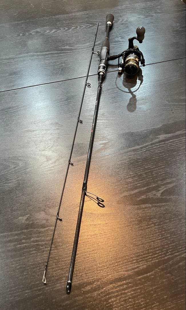 アジング・釣りセット2ピースロッド（180㌢）&リール・ダイワ月下美人ワーム付き