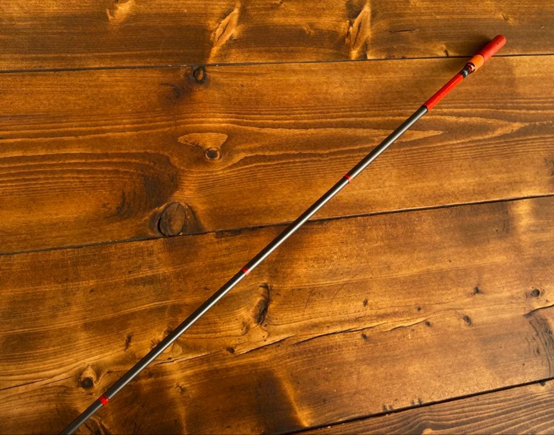 小物釣り竿　タナゴ竿　レッド×オレンジ　2.1M 超軽量　カーボンロッド　渓流