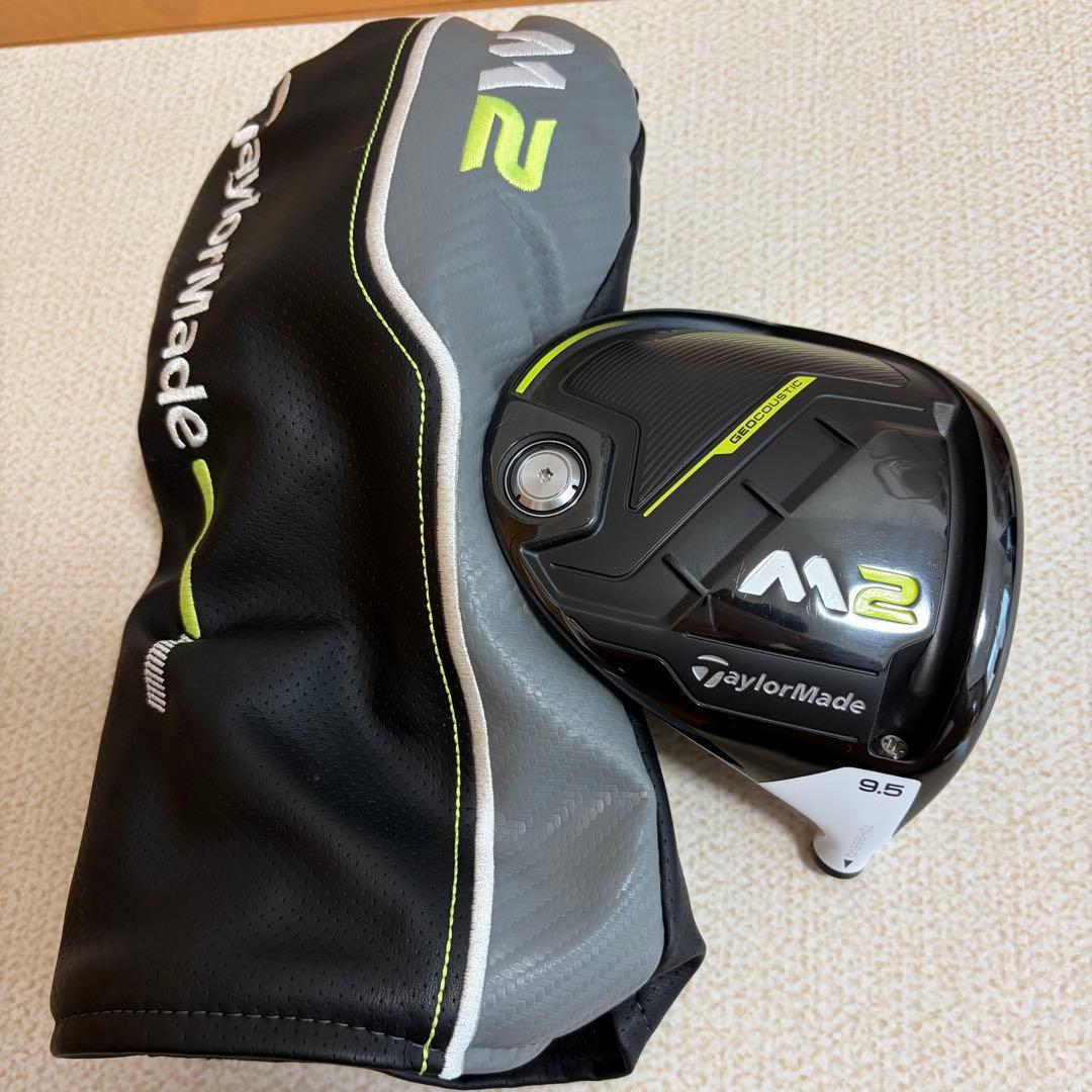 美品TaylorMade M2 ドライバー 9.5度 460cc ヘッドのみ