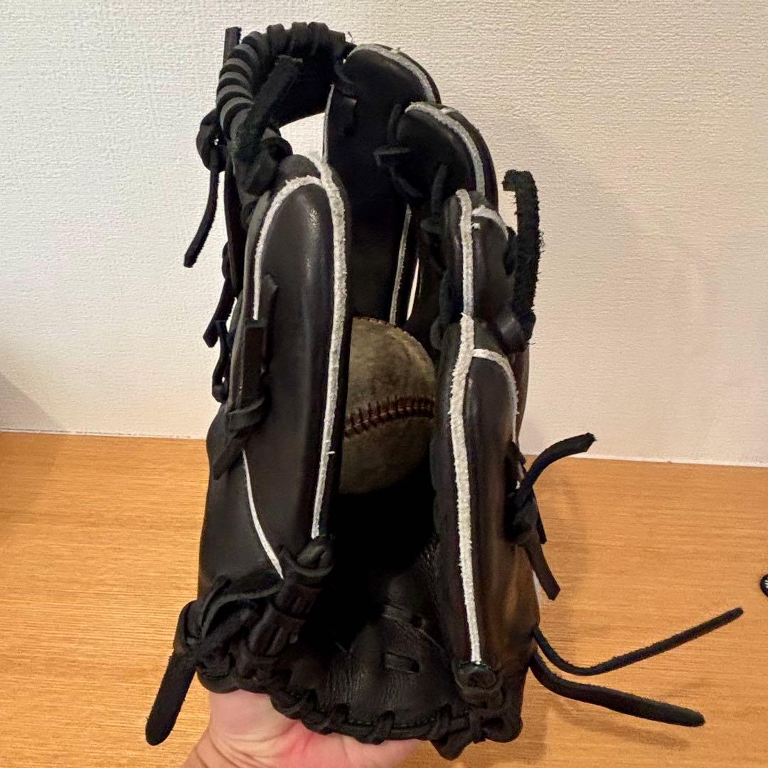 ローリングス コユニ Rawlings 型抜群 軟式グローブ 黒 超美品