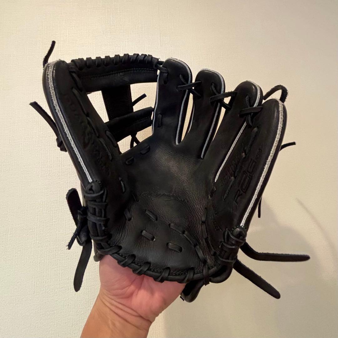 ローリングス コユニ Rawlings 型抜群 軟式グローブ 黒 超美品