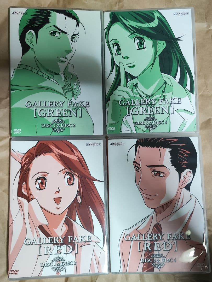 中古ギャラリーフェイク DVD-BOX（BLUE）(RED)（GREEN）セット
