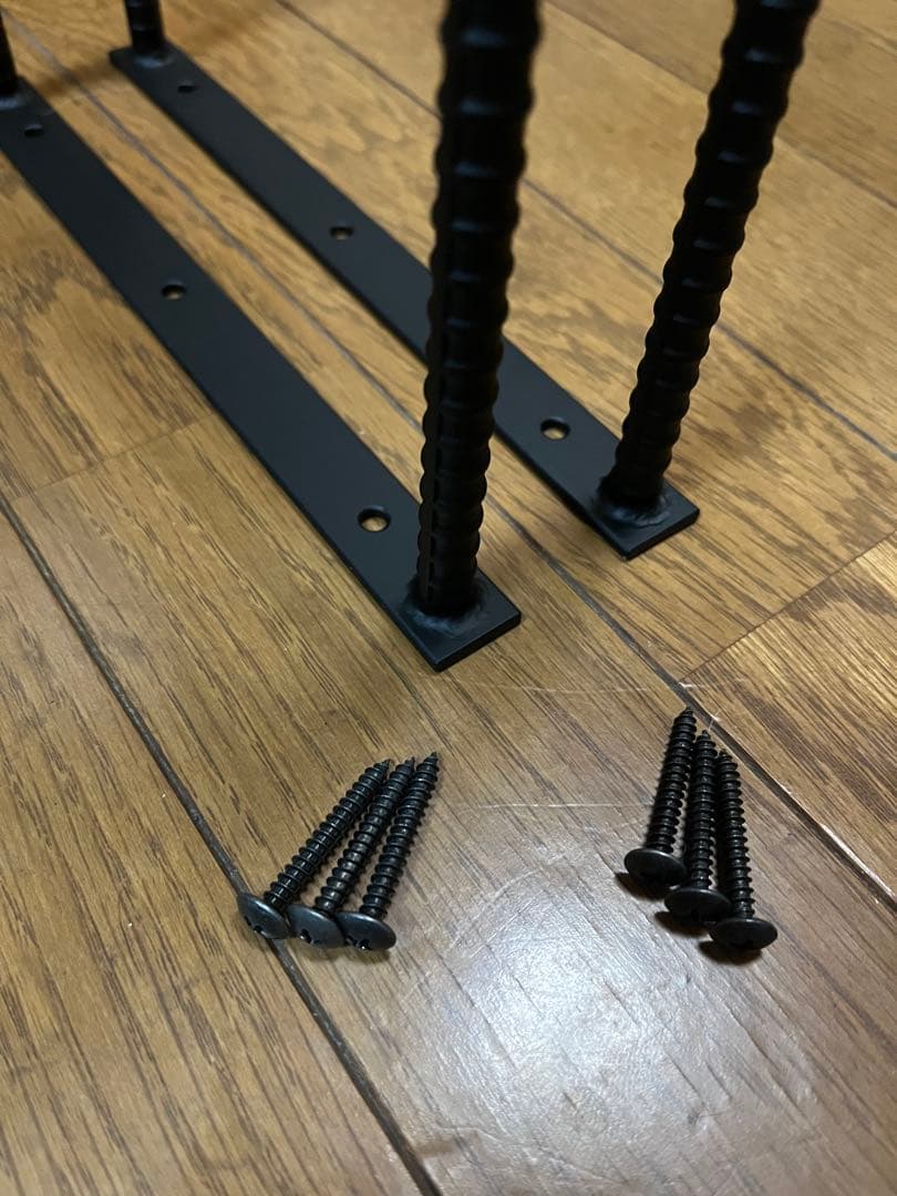 アイアン吊り棚　アイアンシェルフ　高さ50cm ブラケット2本