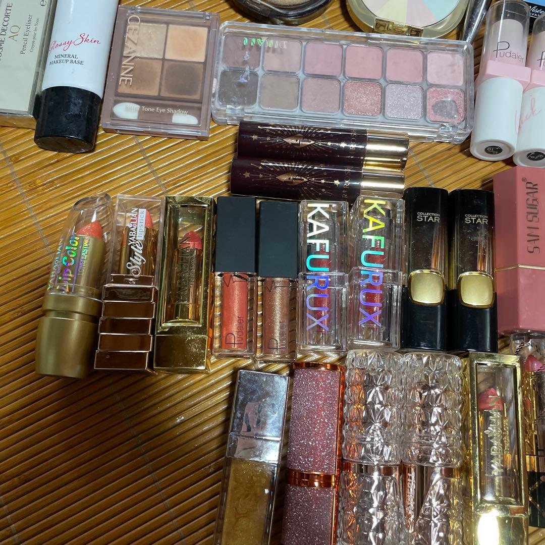 メイクアップセット アイシャドウ リップ フェイスパウダー大量クレドポ試供品