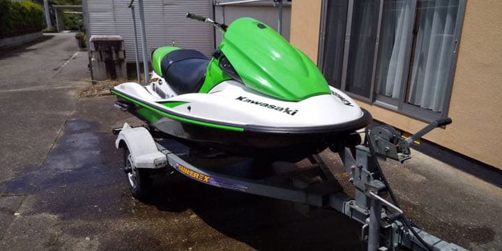 カワサキ　STX15f トレーラー付き